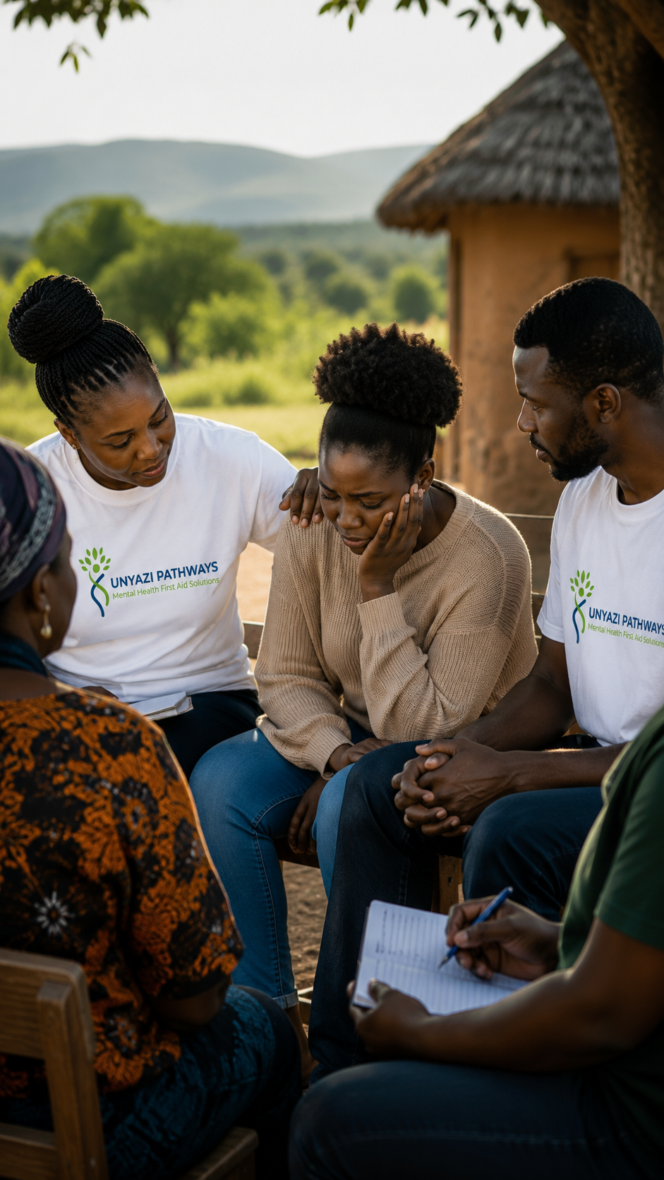 African woman wellness support